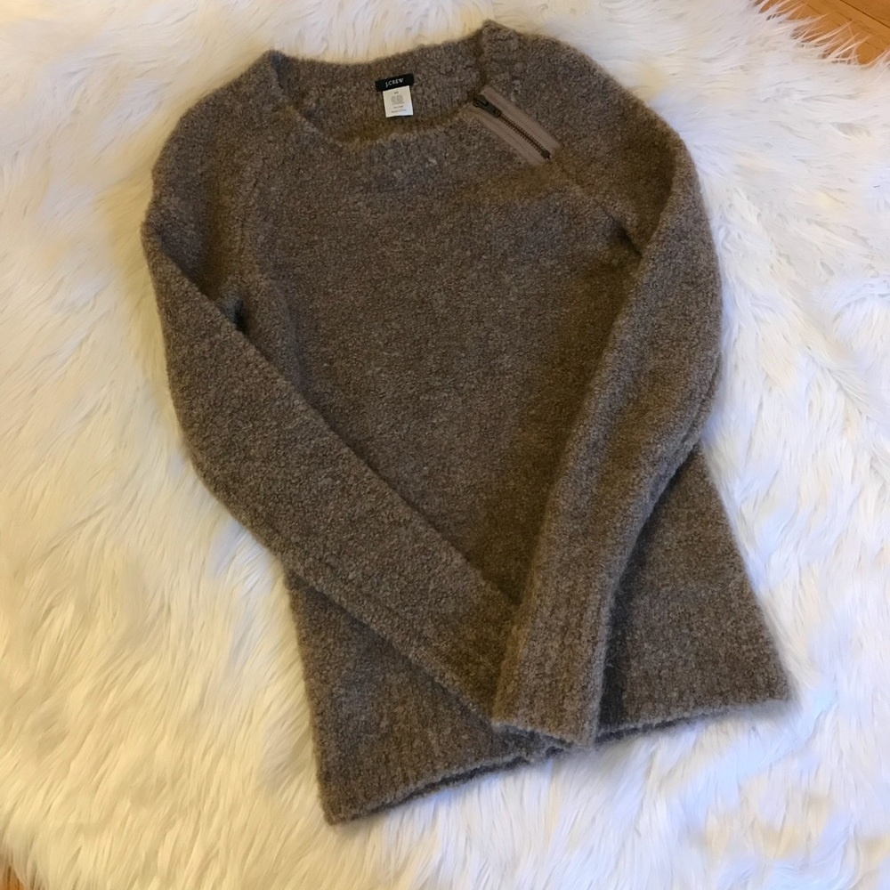 J. CREW Pullover with zipper detail